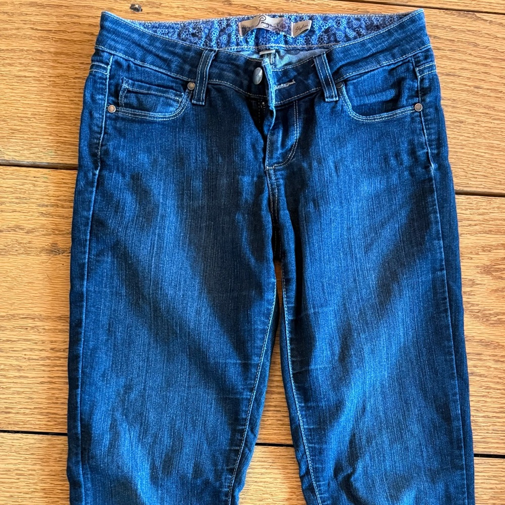 PAIGE Dark Blue Skinny Jeans
